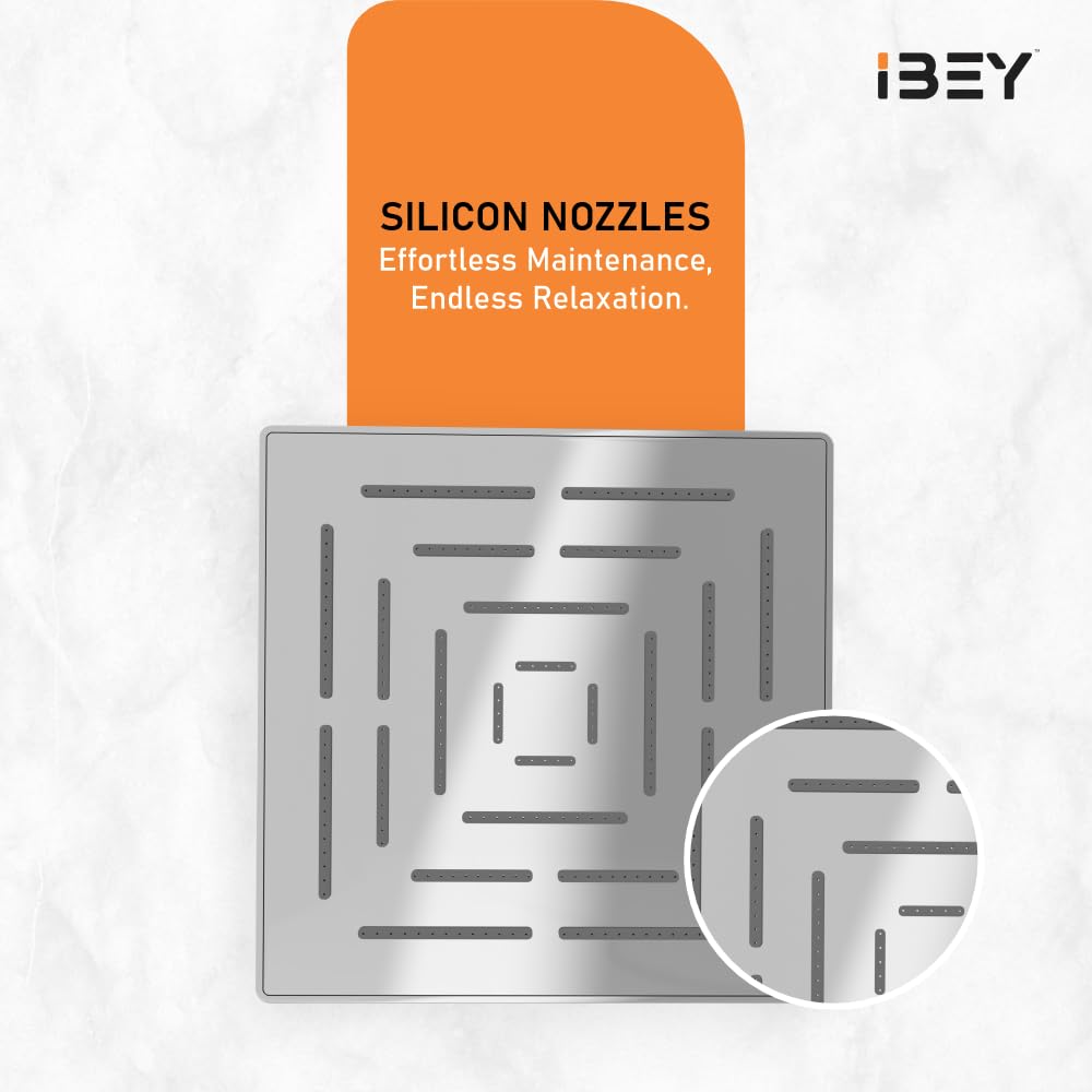Square Stainless Steel Rain Shower Head