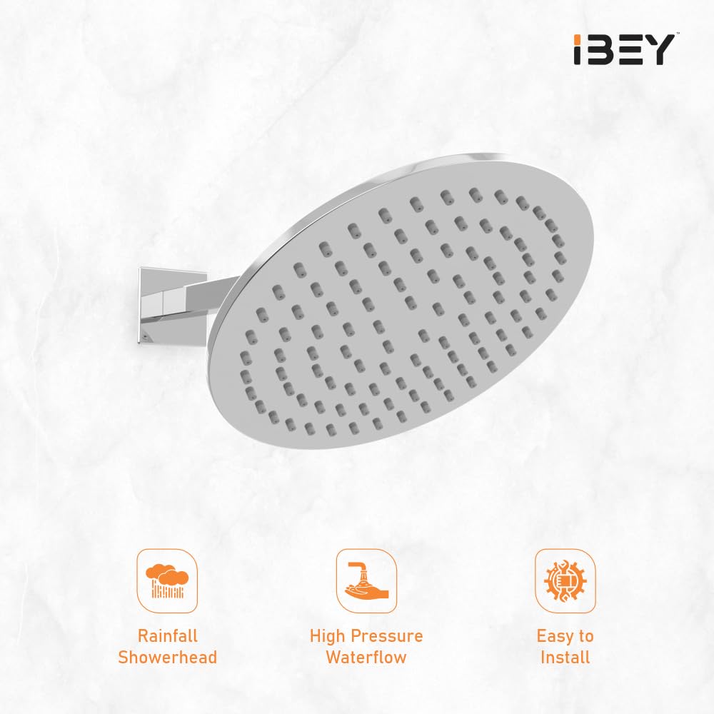 Round Stainless Steel Rain Shower Head