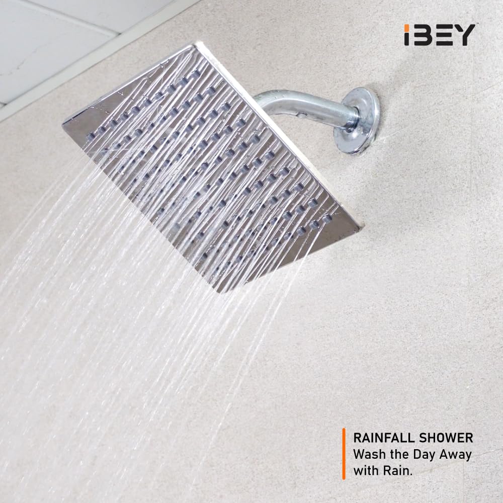 Stainless Steel Square Rainfall Shower Head