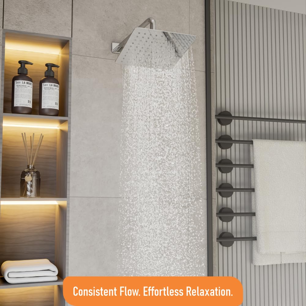 Square Overhead Rain Shower Head