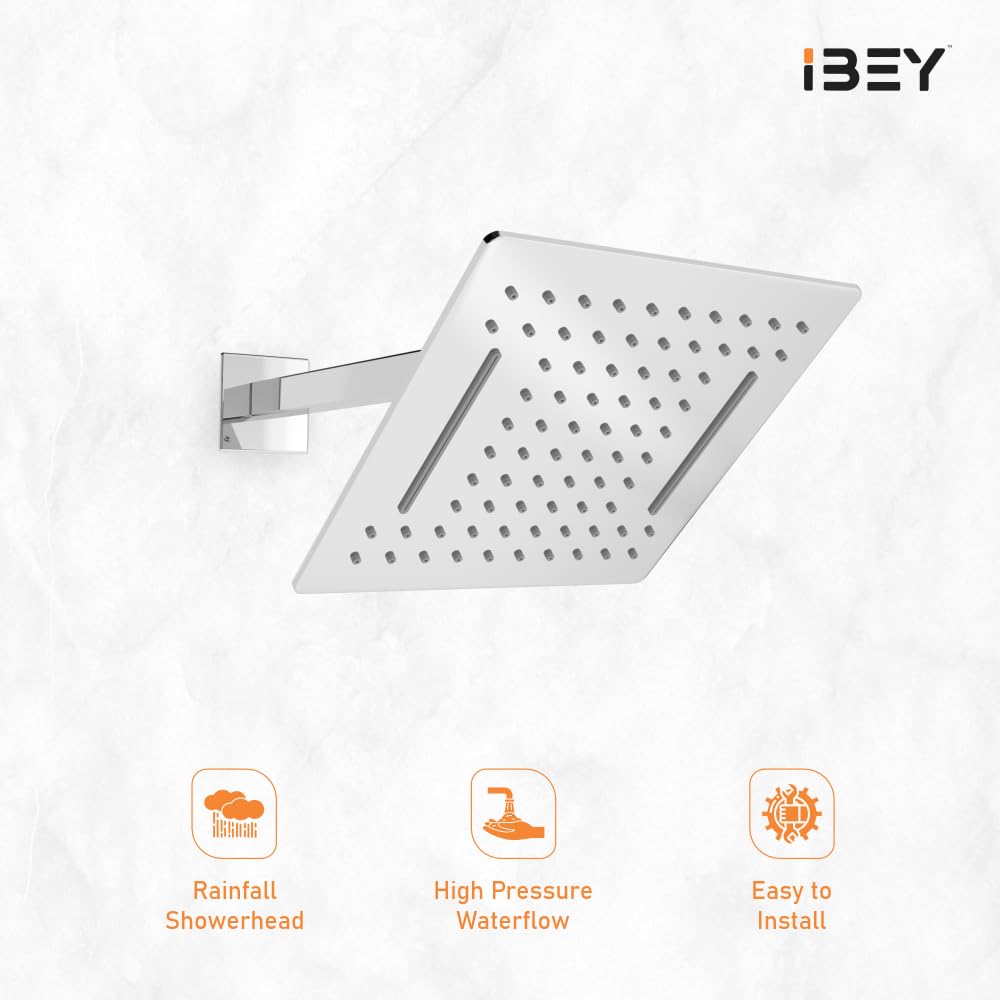 Square Waterfall Rain Shower Head