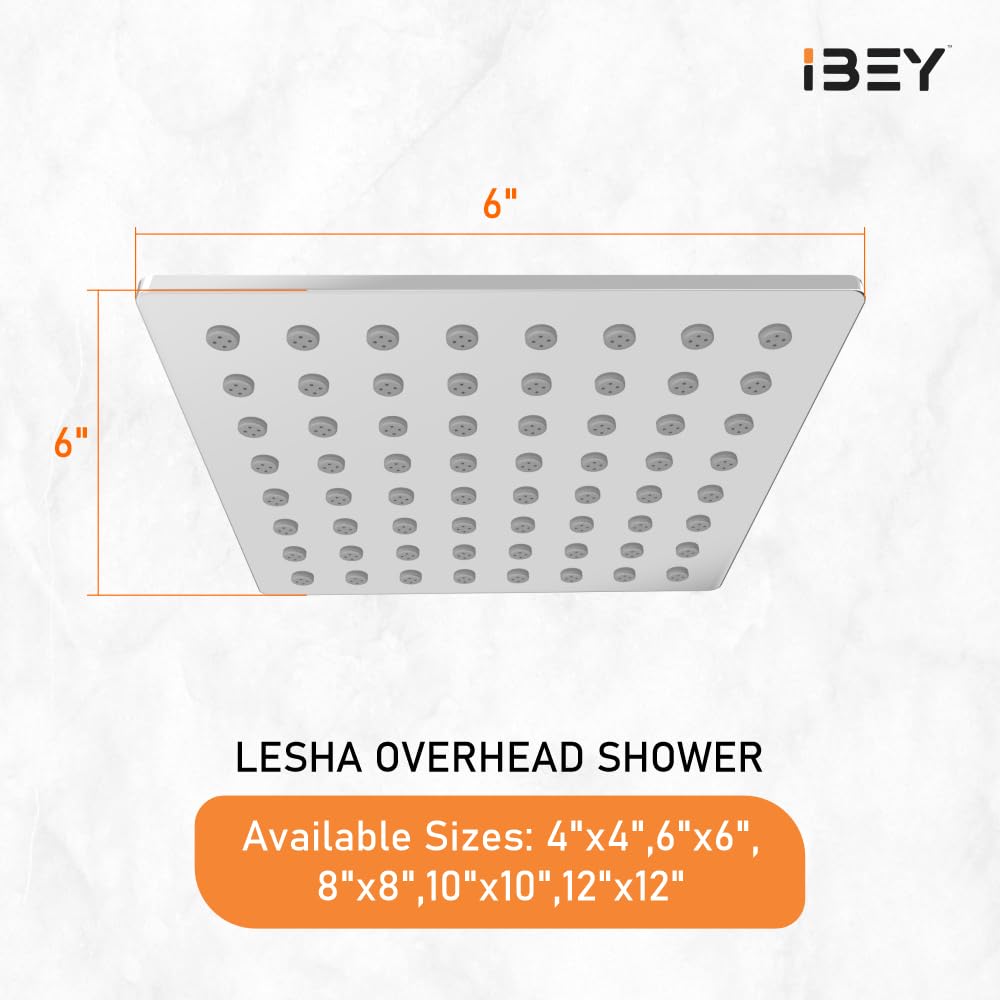 Square Overhead Rain Shower Head