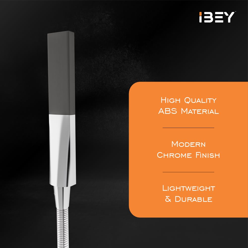 Square Handheld Shower Head Set