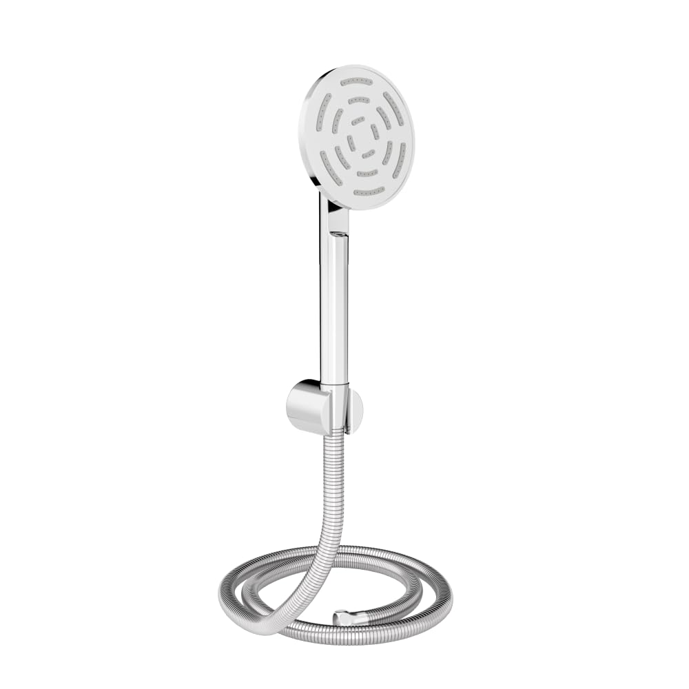 Round Hand Shower Head Set With Wall Mount Holder
