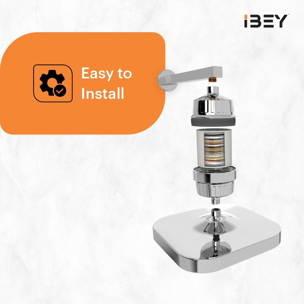 Shower And Tap Filter With Water Softener
