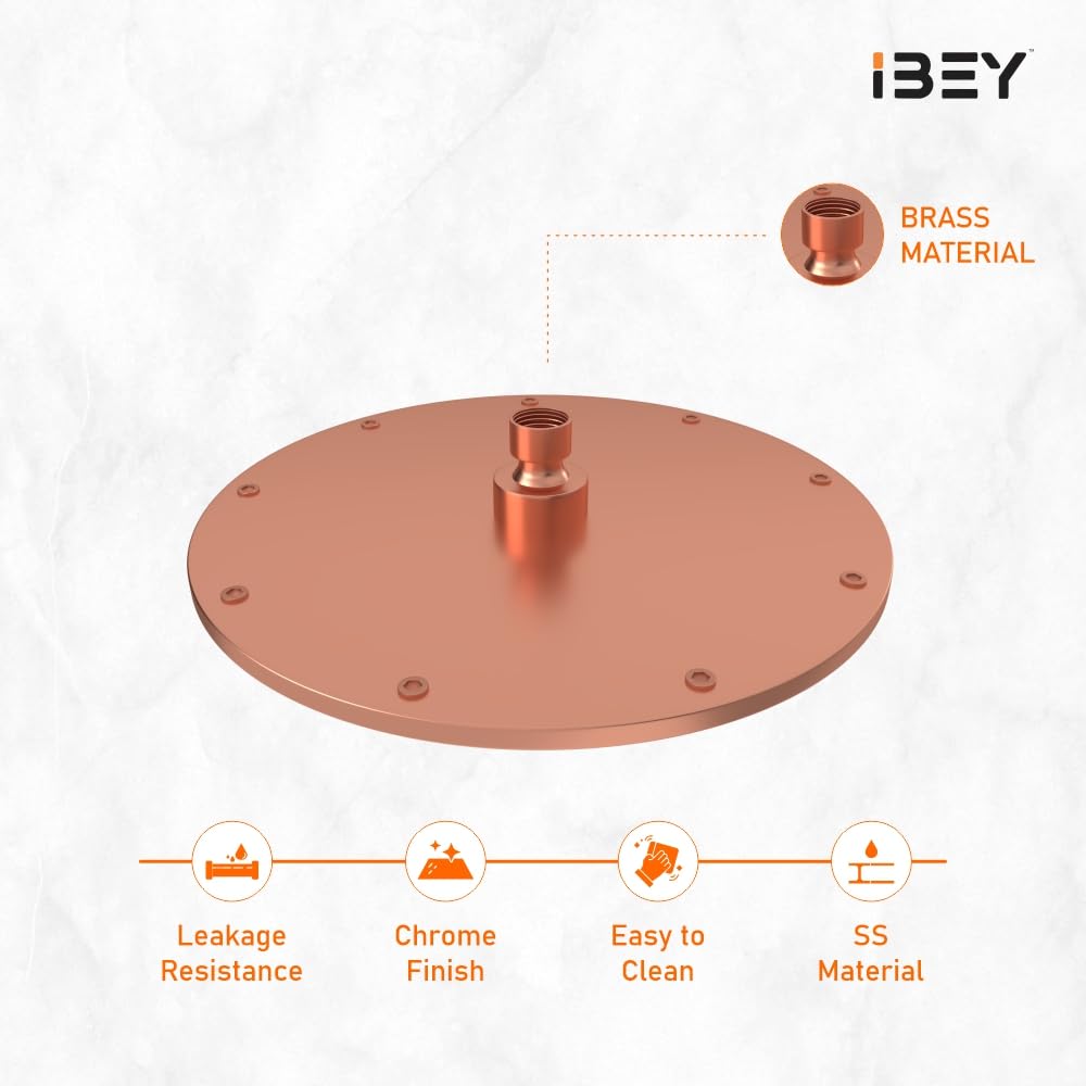 Round Rainfall Shower Head