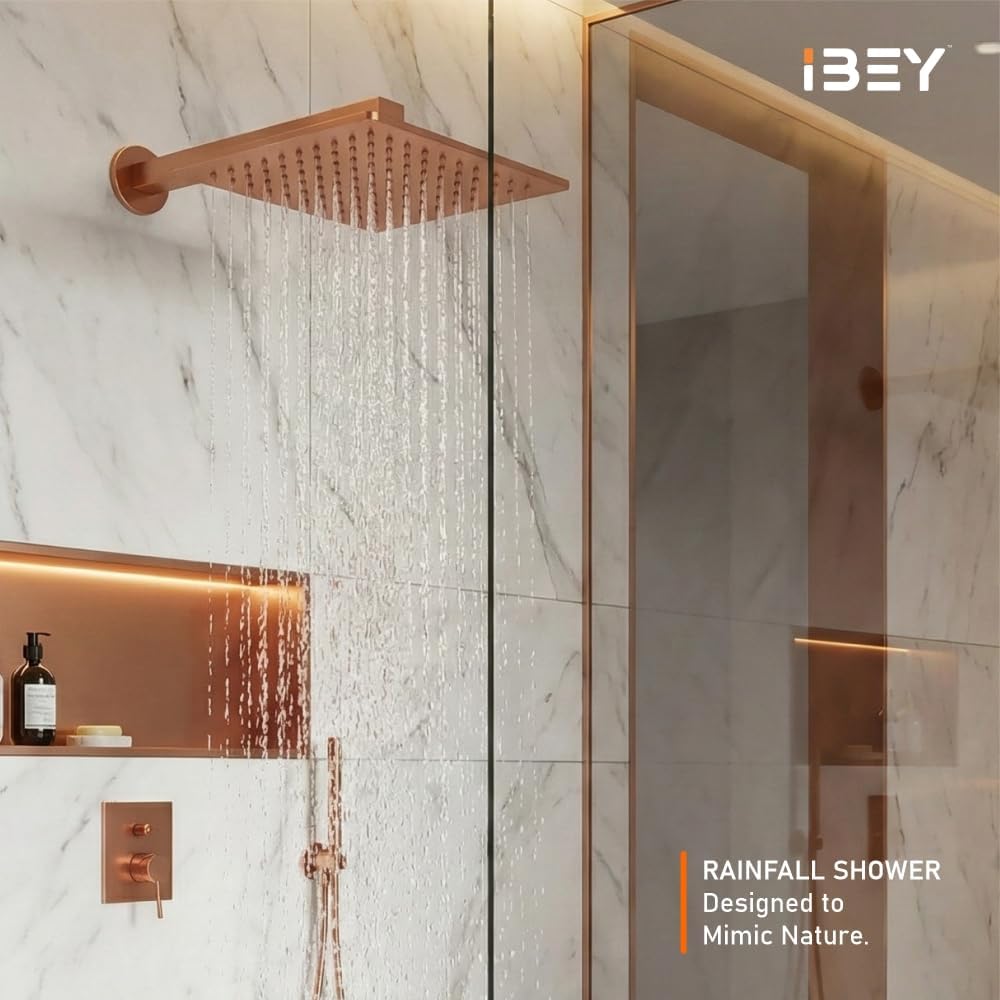 Square Rainfall Shower Head