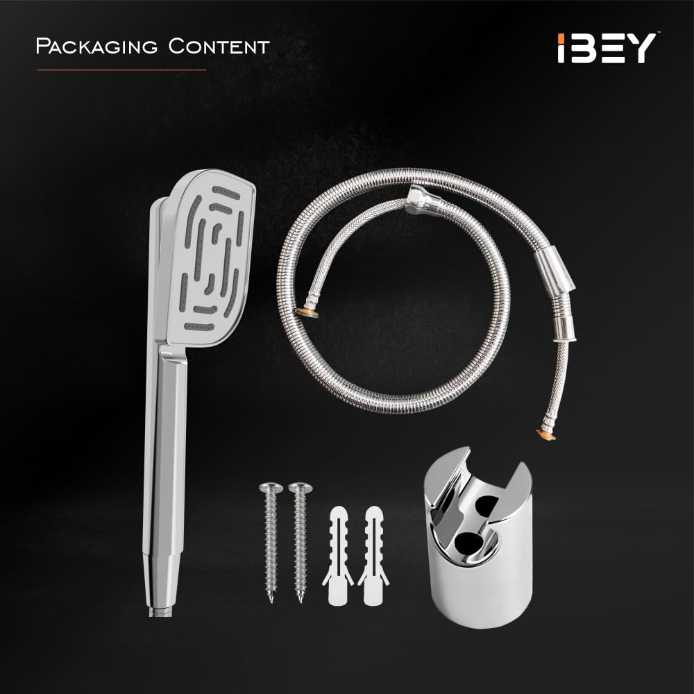 Handheld Shower Head With Hose And Wall Holder