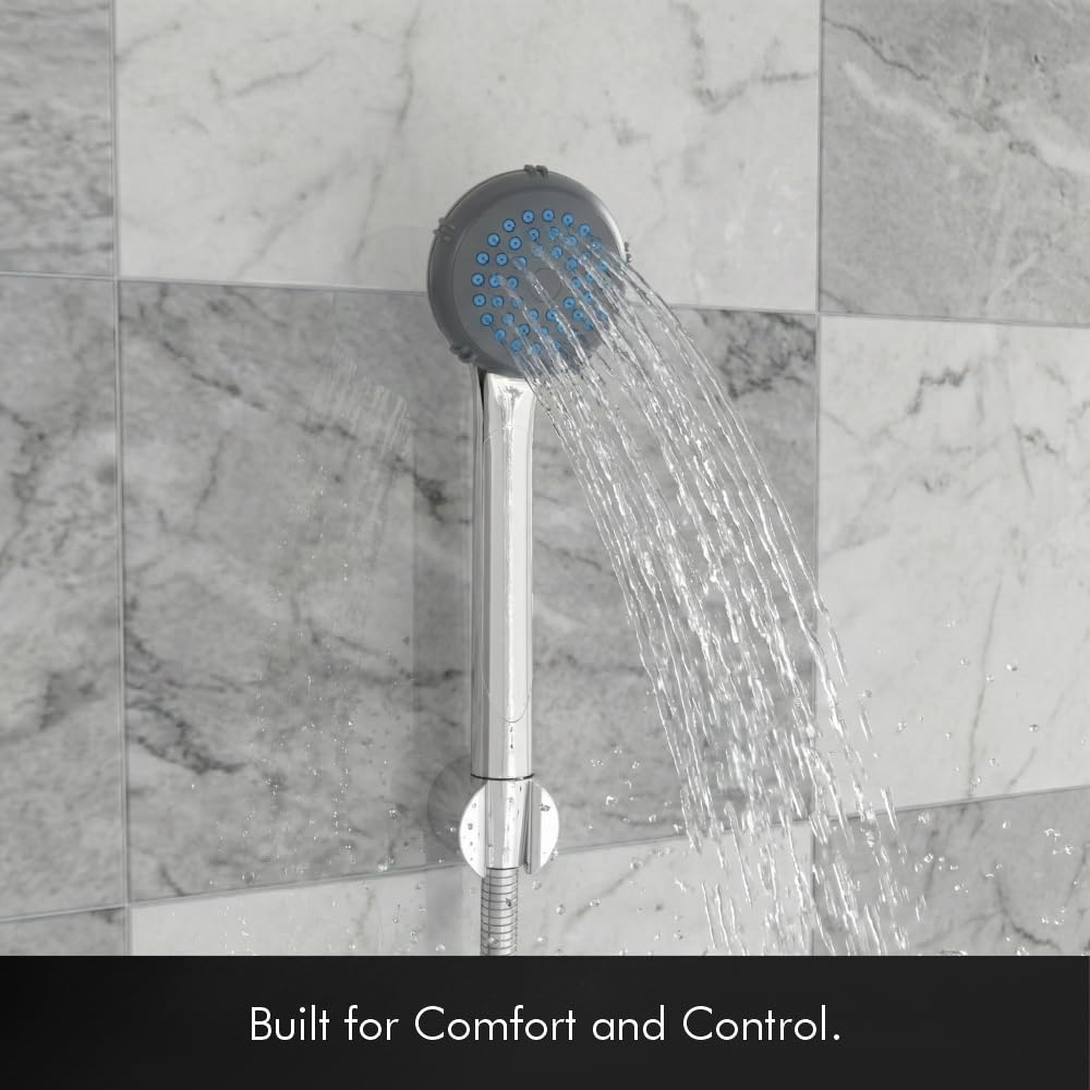 Handheld Shower Head Set With Hose And Wall Hook