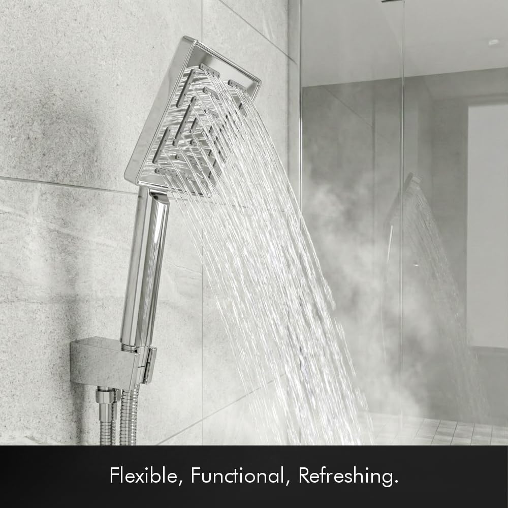 Handheld Shower Head With Hose And Wall Holder