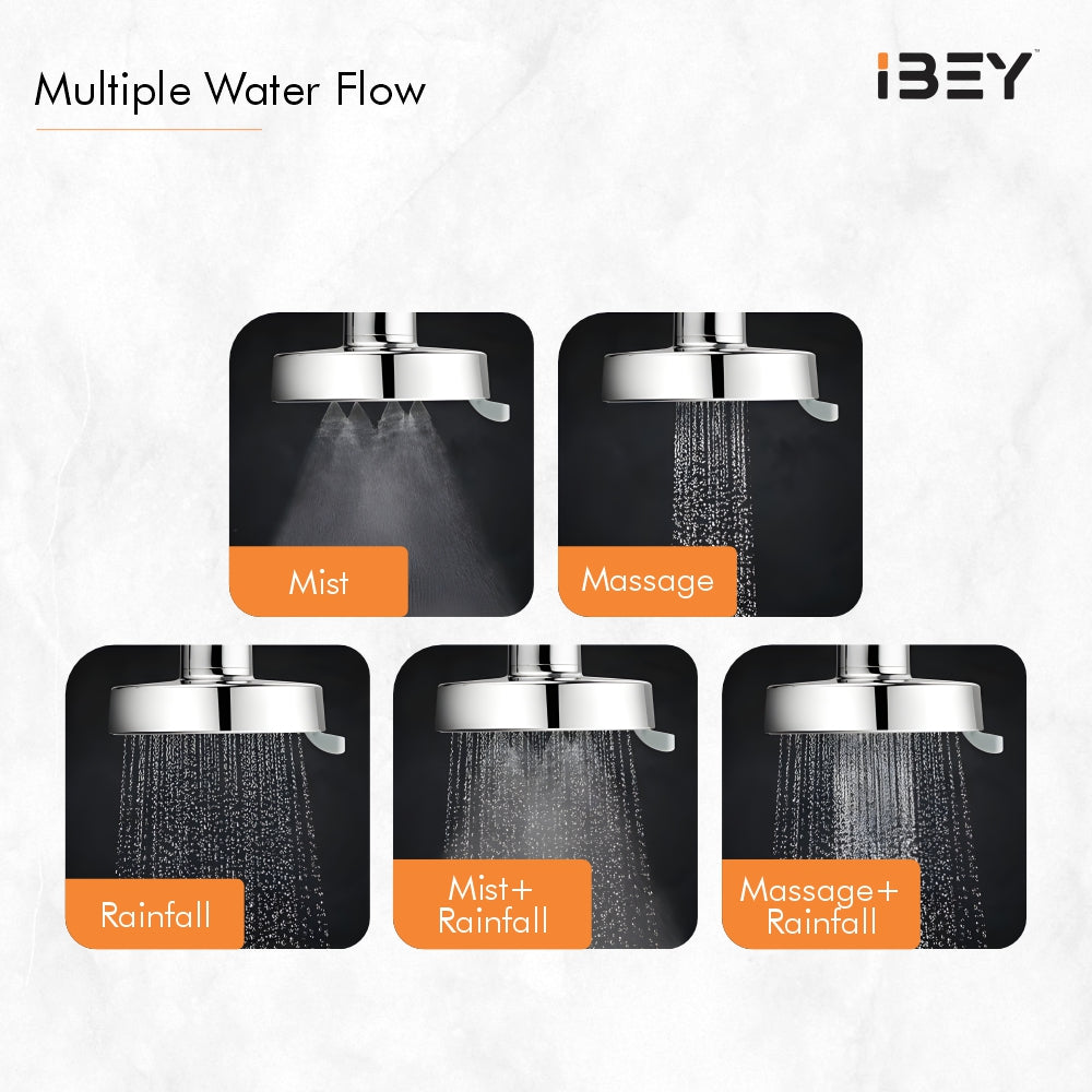 Baleno 5 Flow ABS Overhead Shower