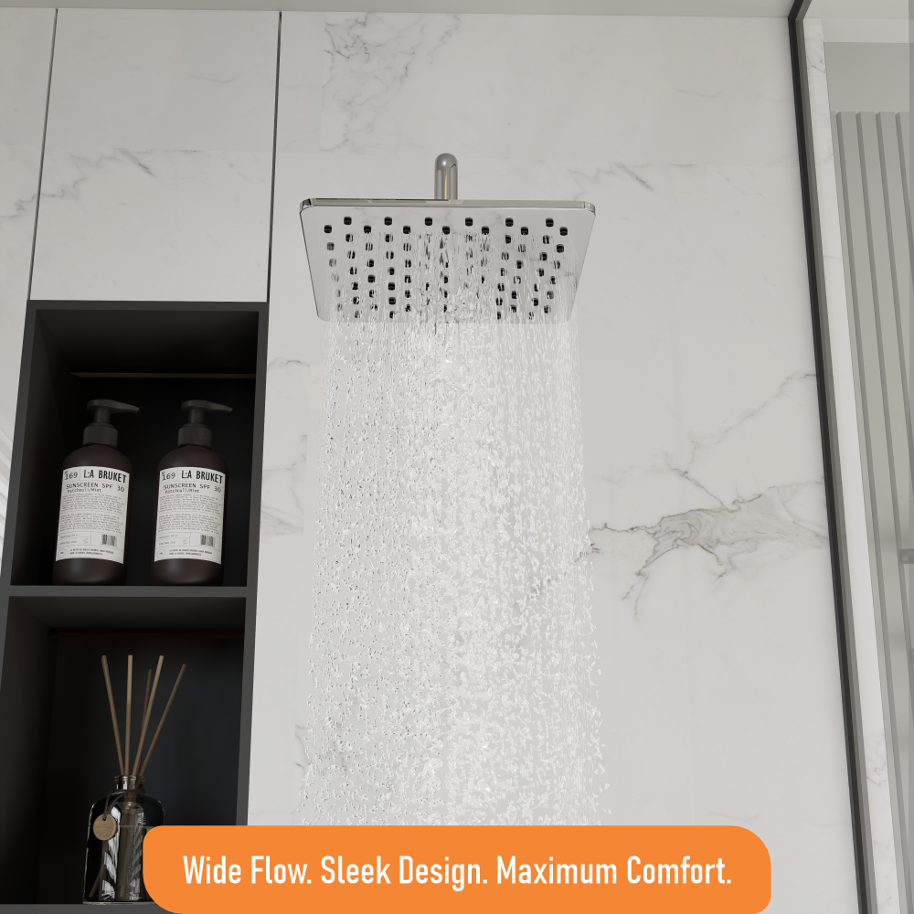 Barry Stainless Steel Rainfall Overhead Shower