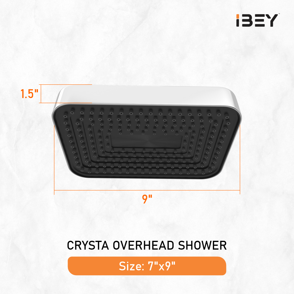Crysta ABS Overhead Shower
