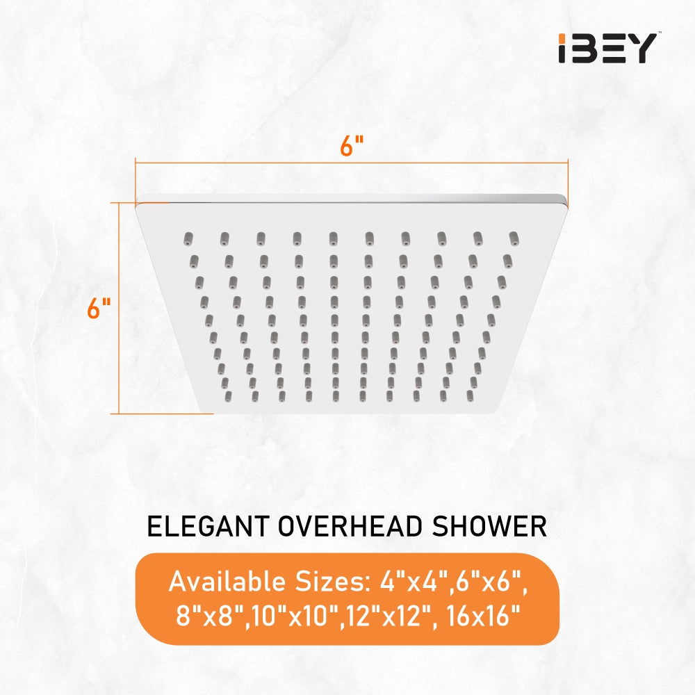Elegant Round Nozzle Overhead Shower Head