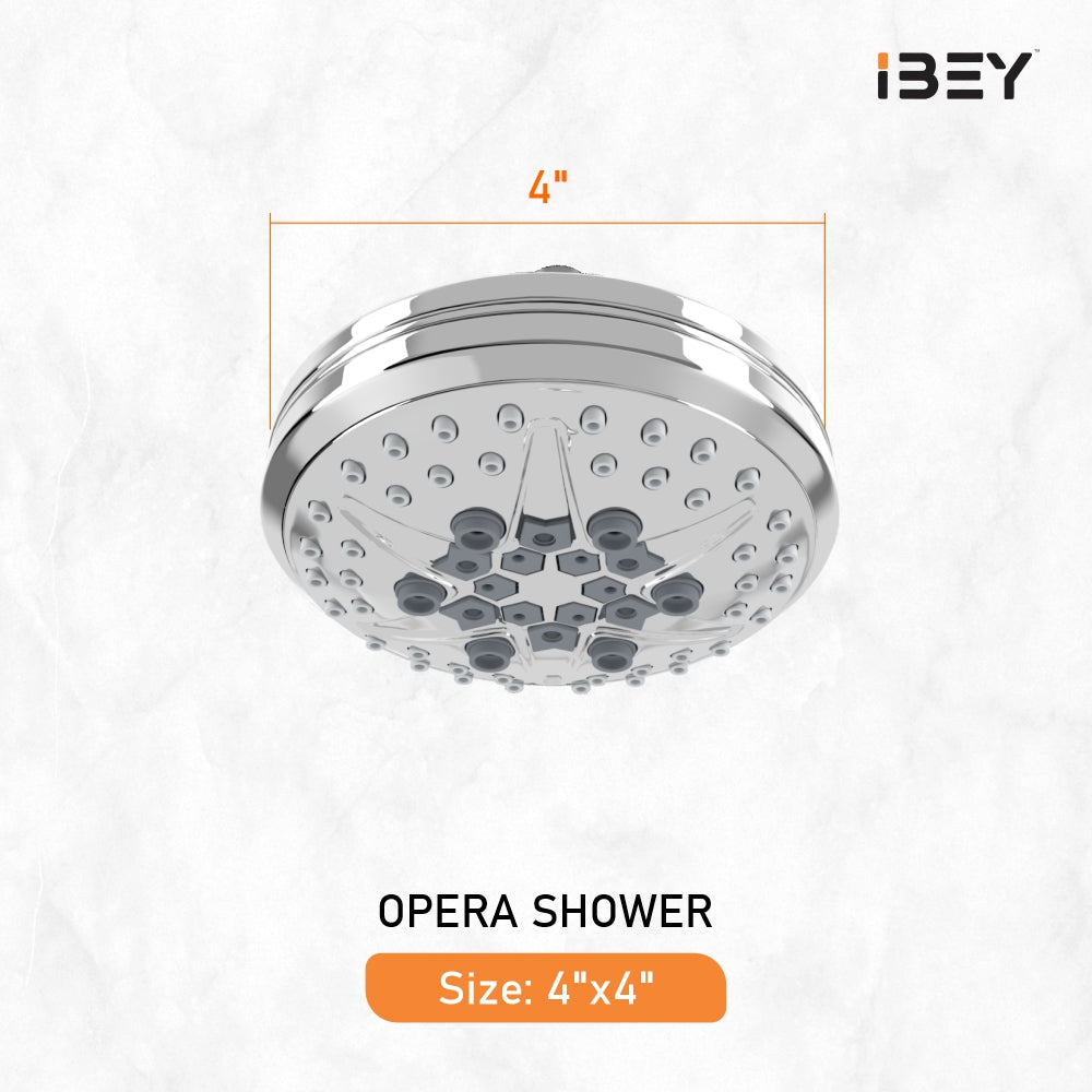 Opera 9 Flow ABS Overhead Shower