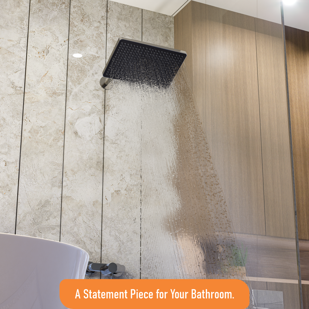 Rectangle ABS Overhead Shower