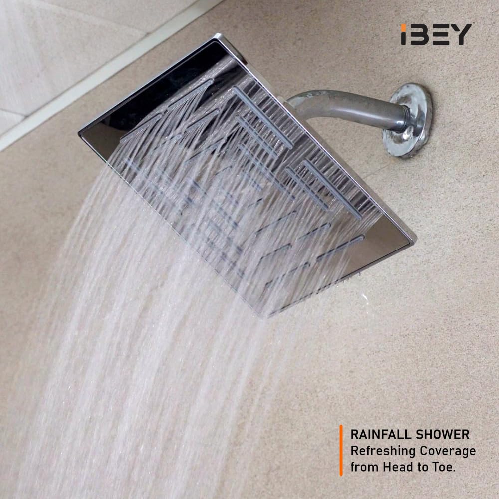 Square Stainless Steel Rain Shower Head