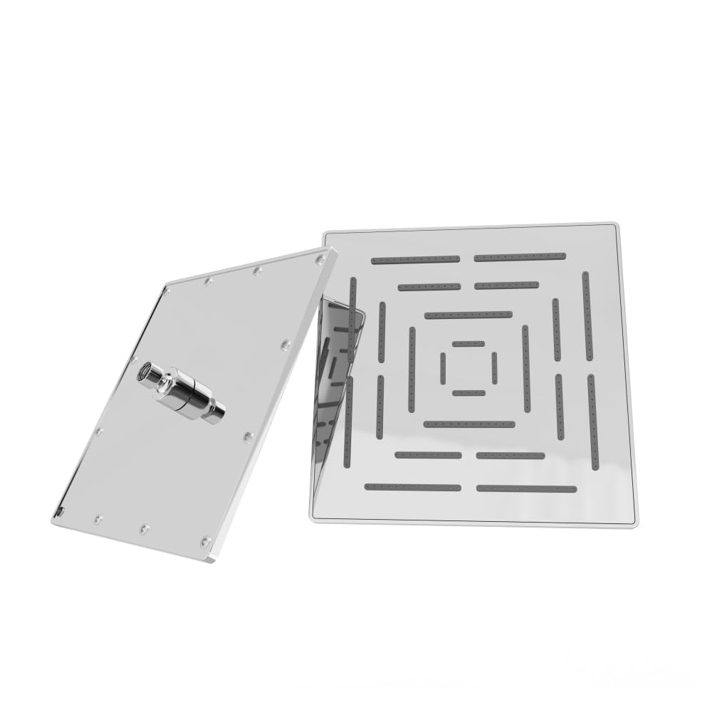 Square Stainless Steel Rain Shower Head