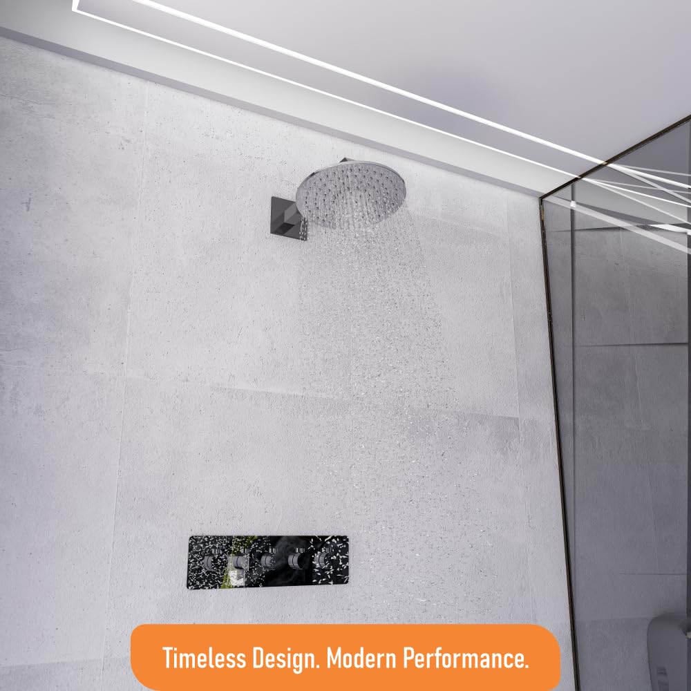 Round Stainless Steel Rain Shower Head