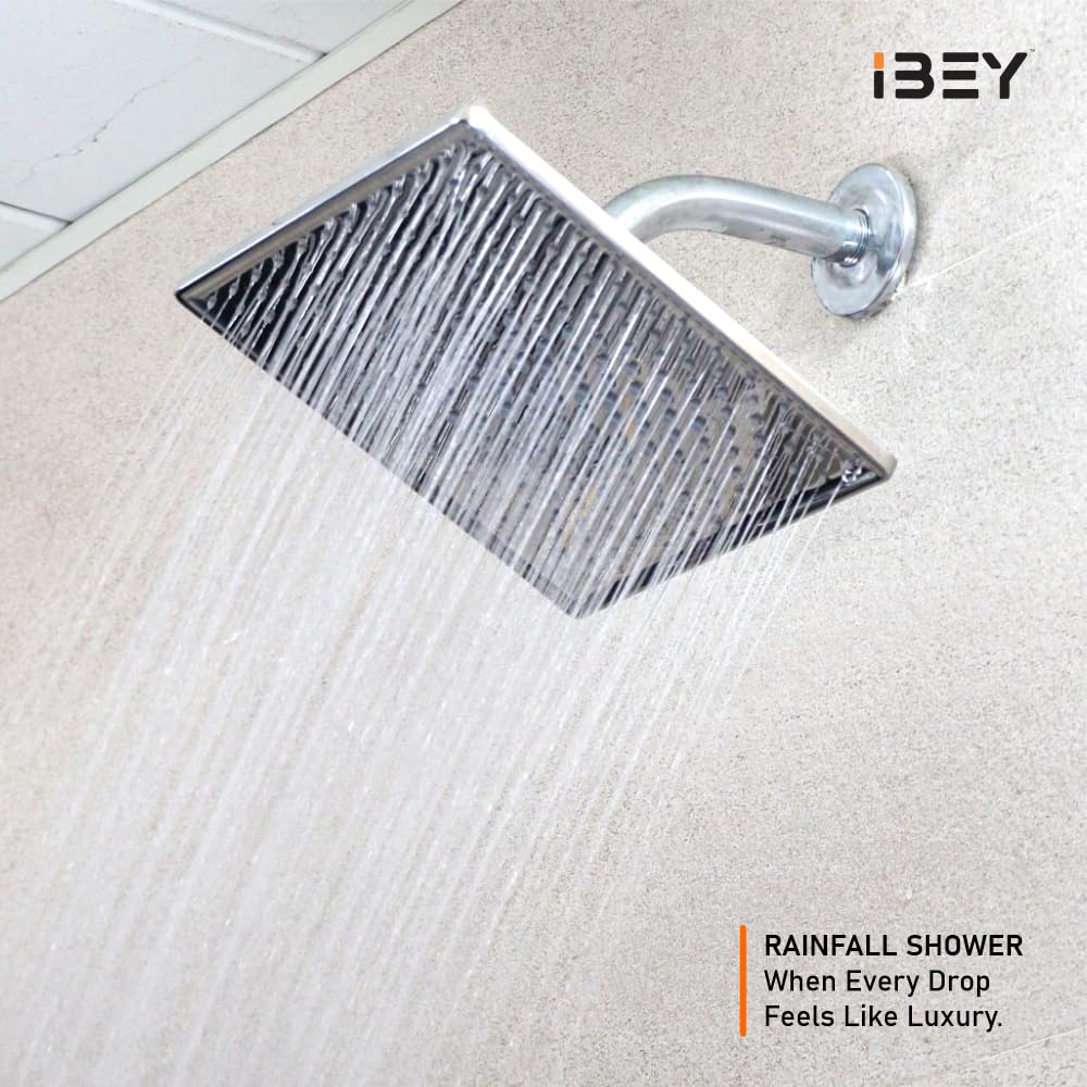 Stainless Steel Square Rainfall Shower Head