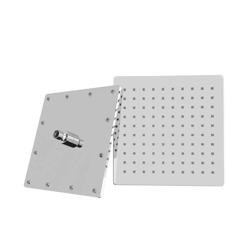 Stainless Steel Square Rainfall Shower Head