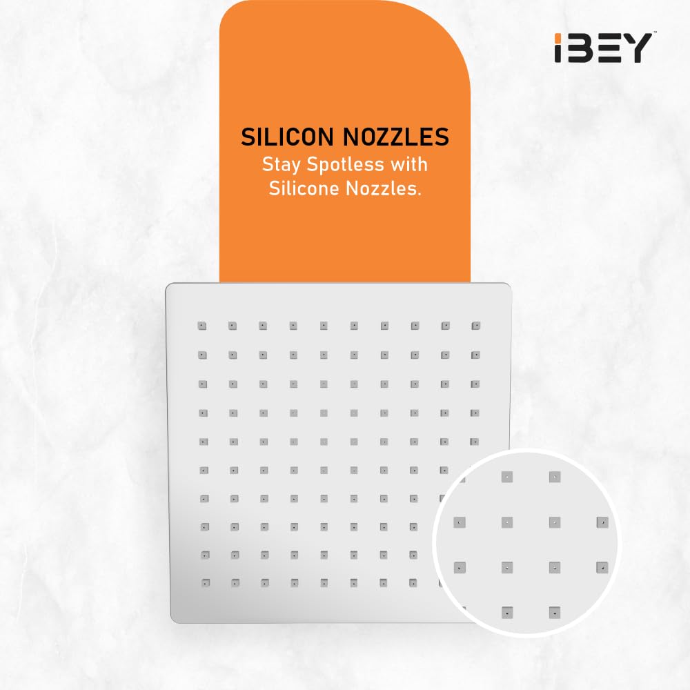 Stainless Steel Square Rainfall Shower Head