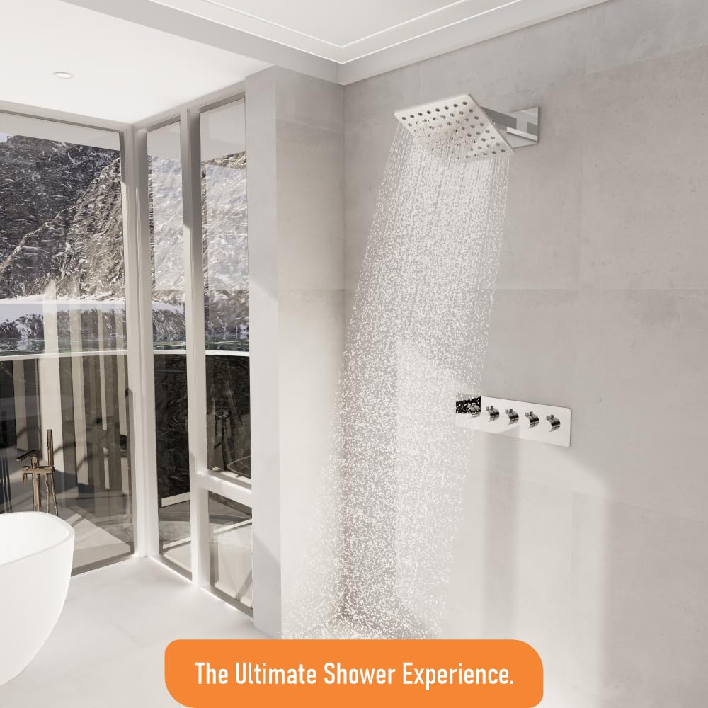 Square Overhead Rain Shower Head