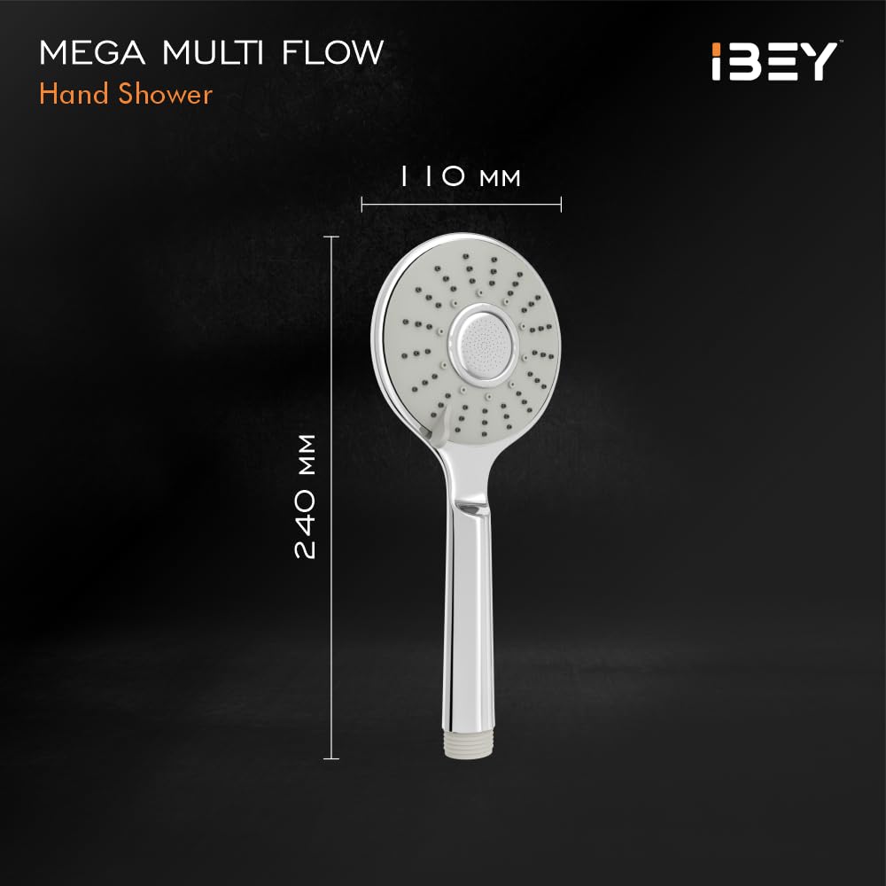 Handheld Shower Head Set With Hose And Wall Hook