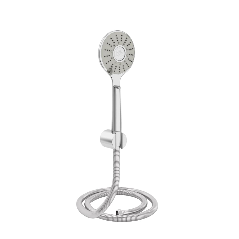 Handheld Shower Head Set With Hose And Wall Hook