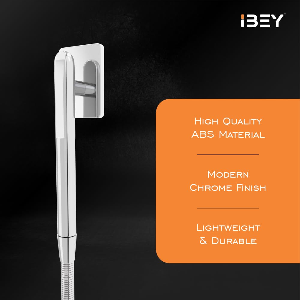 Handheld Shower Head Set With Hose And Wall Mount