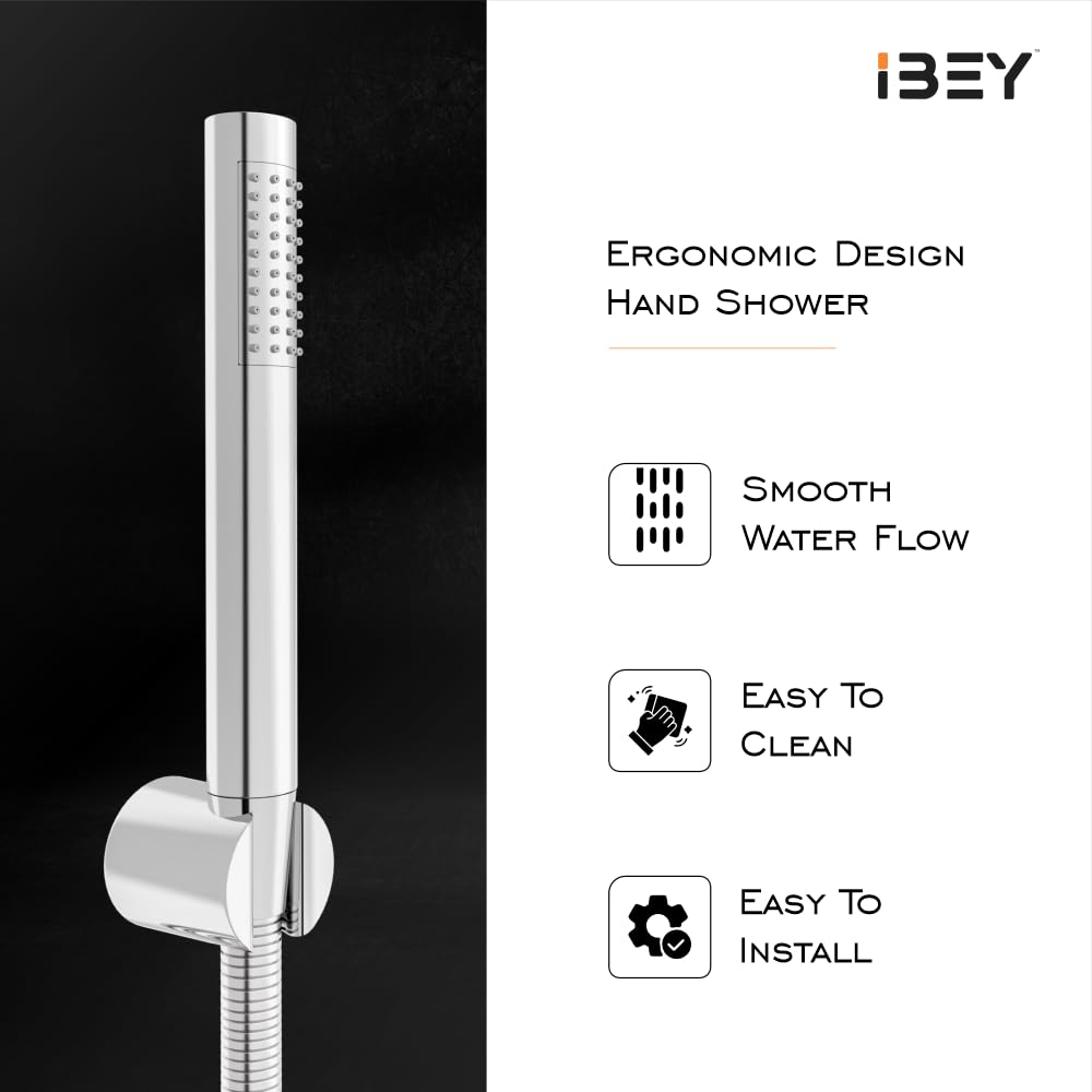 Handheld Shower Head Set With Hose And Wall Hook