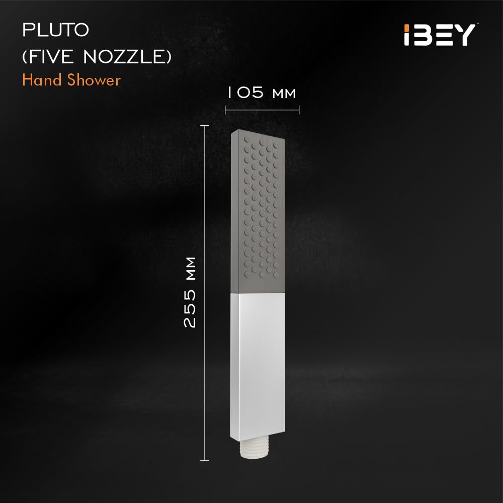 Square Handheld Shower Head Set