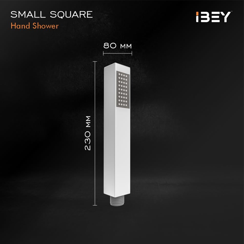 Square Hand Shower Set With Stainless Steel Hose