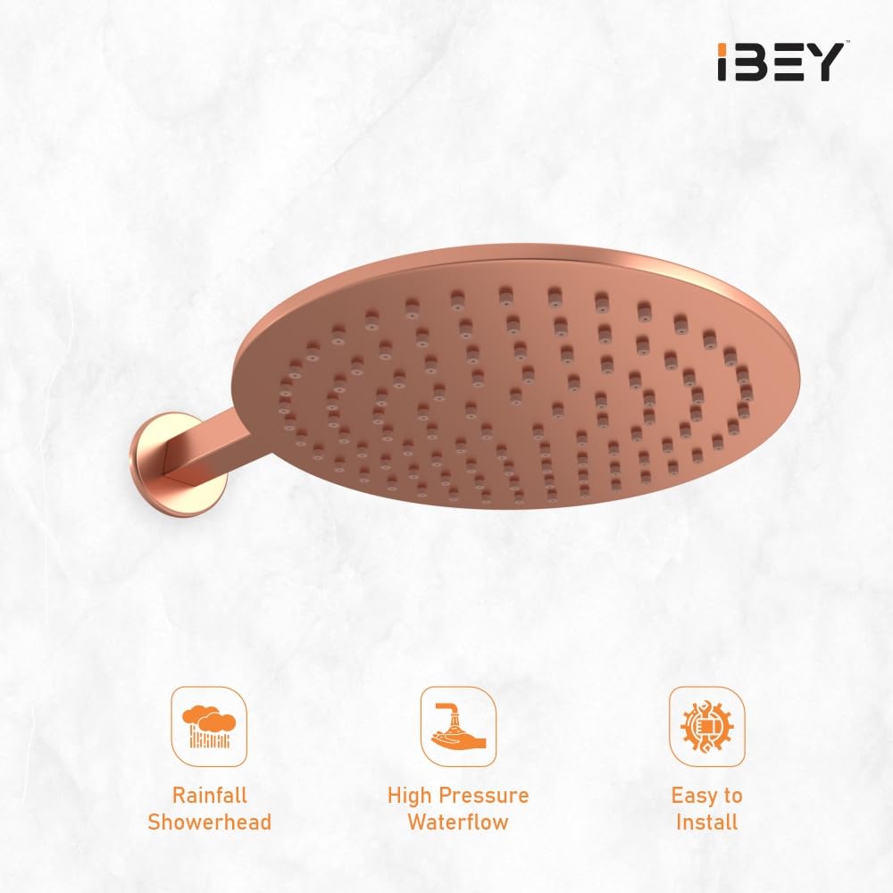 Round Rainfall Shower Head