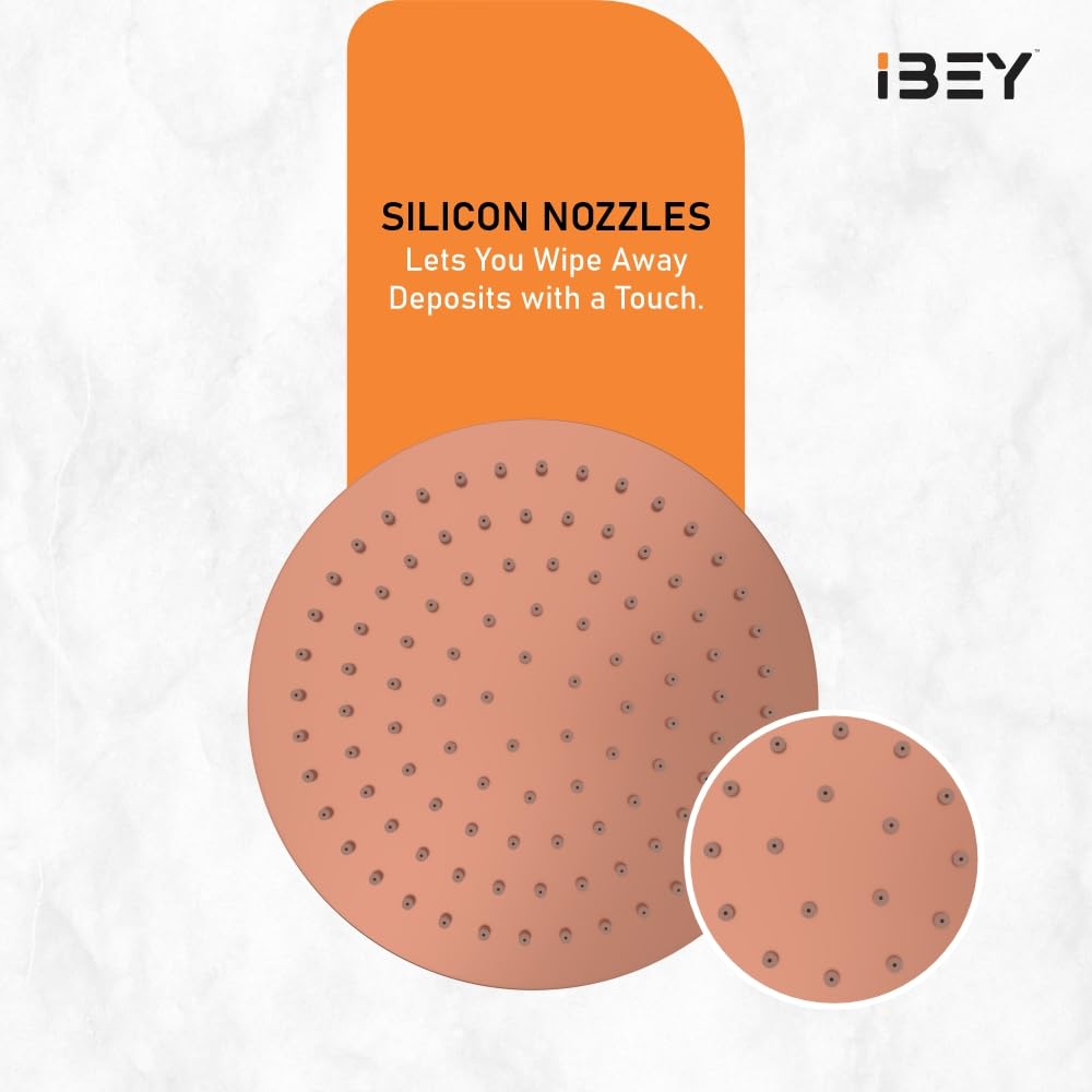 Round Rainfall Shower Head