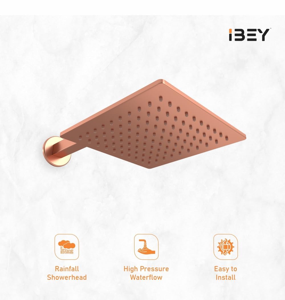 Square Rainfall Shower Head
