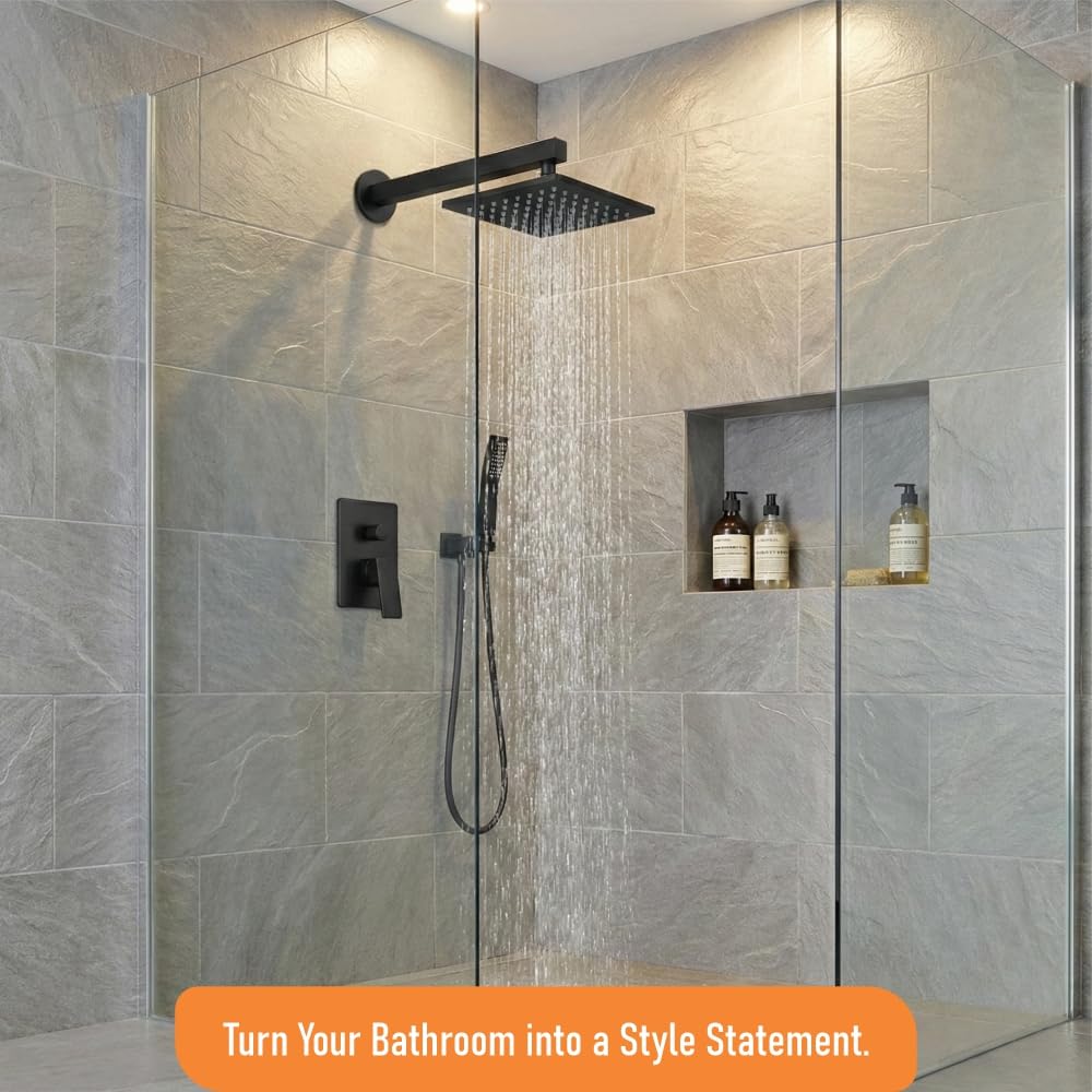 Square Rainfall Shower Head