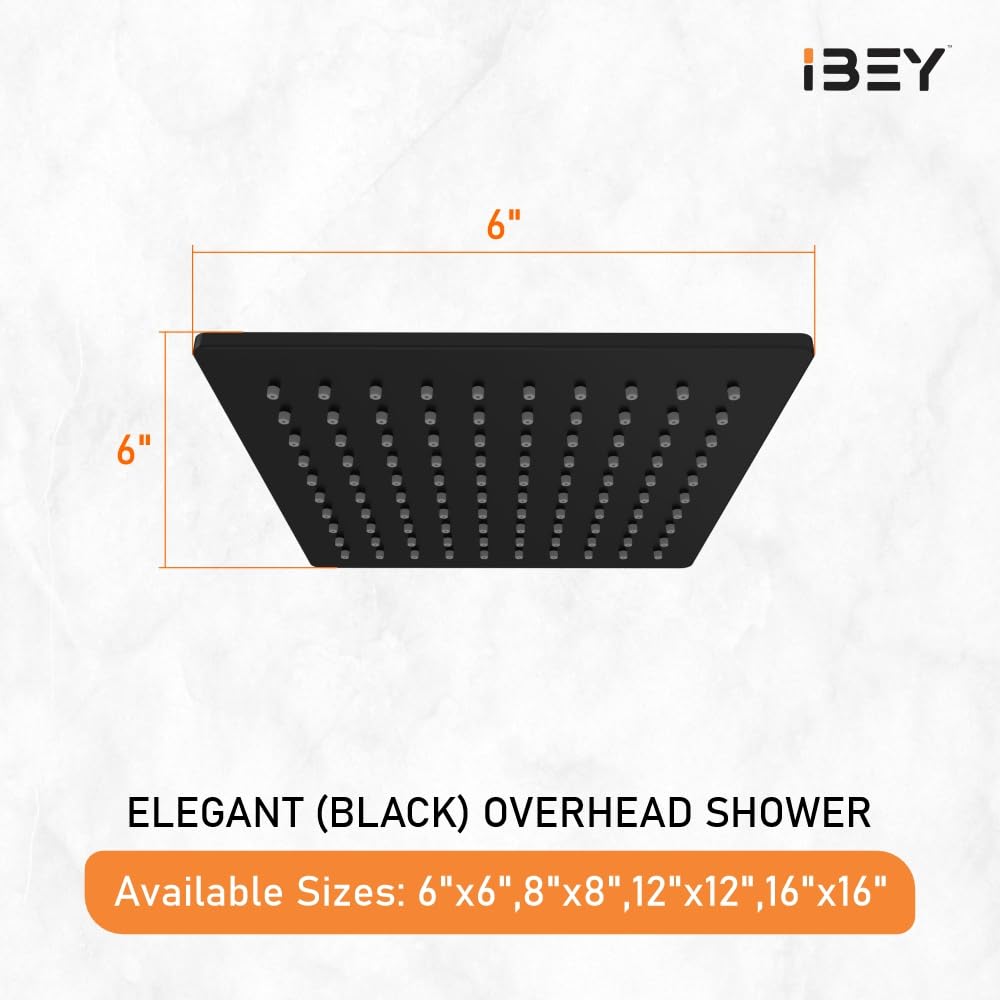 Square Rainfall Shower Head