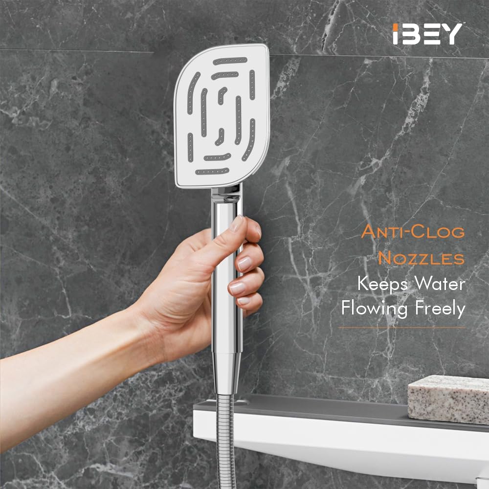Handheld Shower Head With Hose And Wall Holder