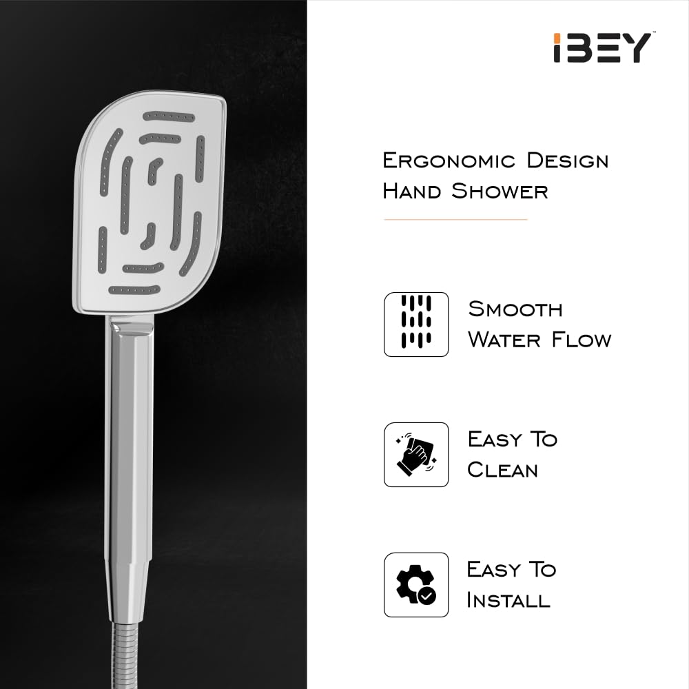 Handheld Shower Head With Hose And Wall Holder