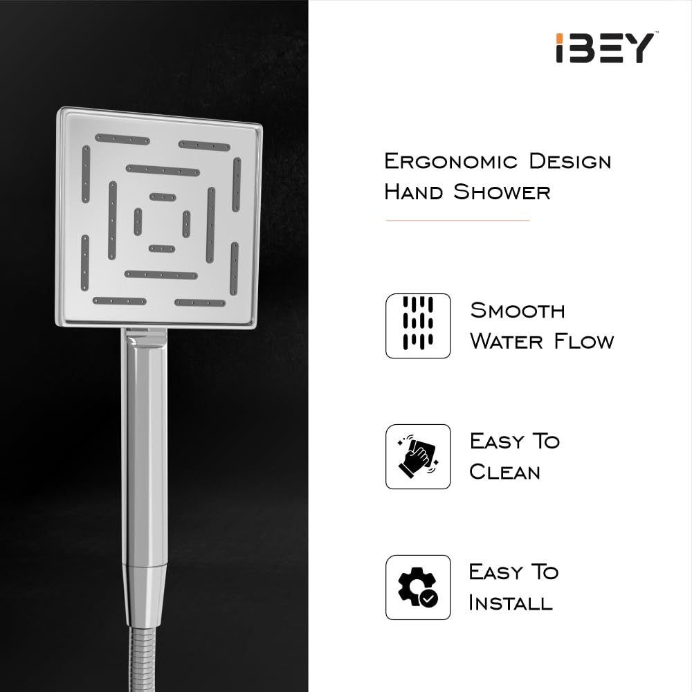 Handheld Shower Head With Hose And Wall Holder