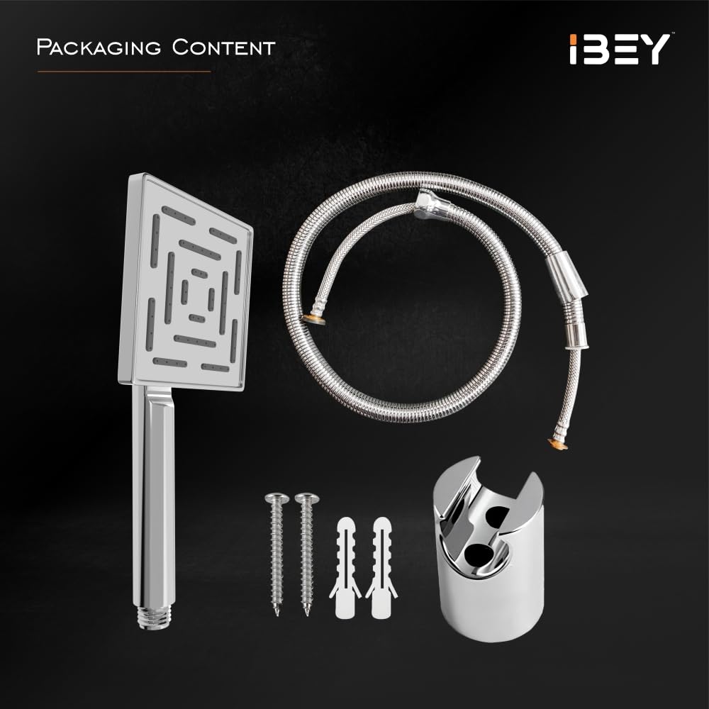 Handheld Shower Head With Hose And Wall Holder