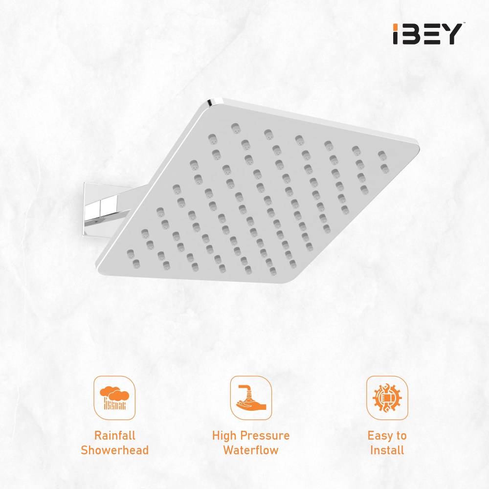 Barry Stainless Steel Rainfall Overhead Shower