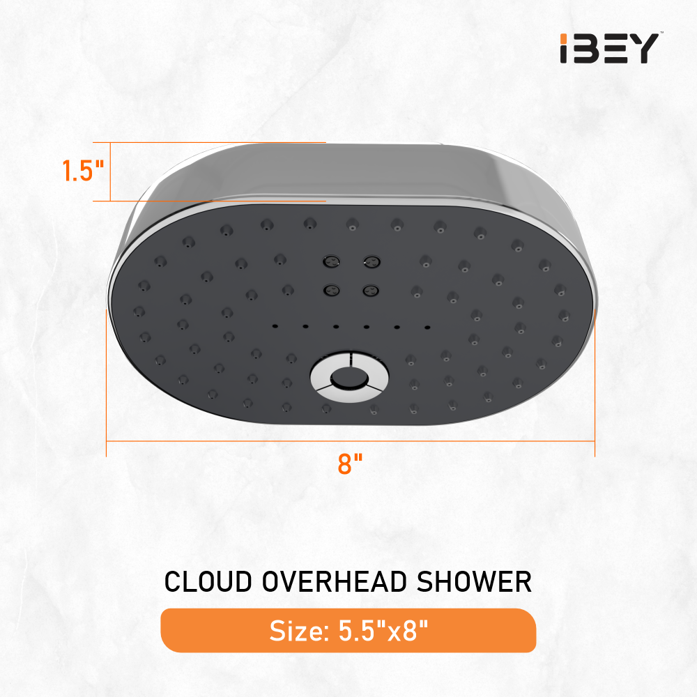 Cloud ABS Overhead Shower