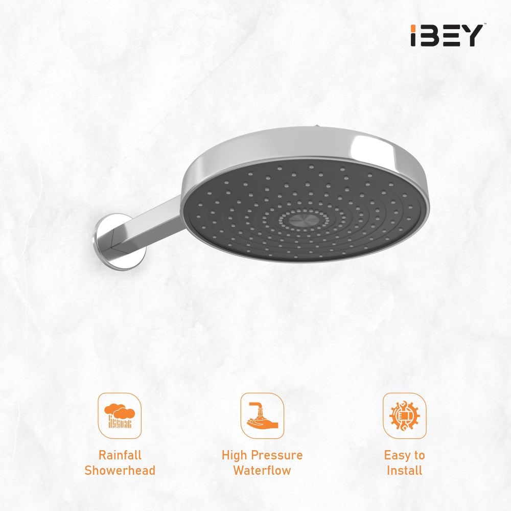 Crysta Round ABS Rainfall Overhead Shower