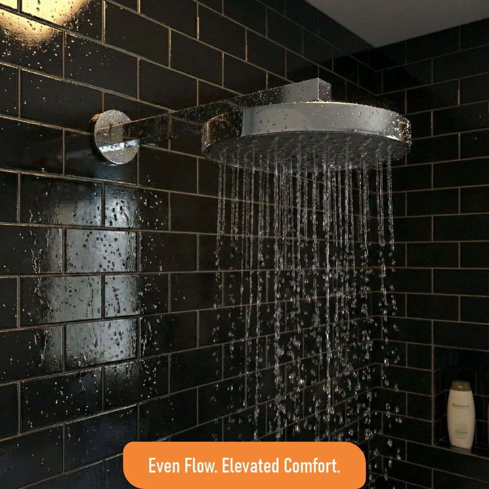 Crysta Round ABS Rainfall Overhead Shower