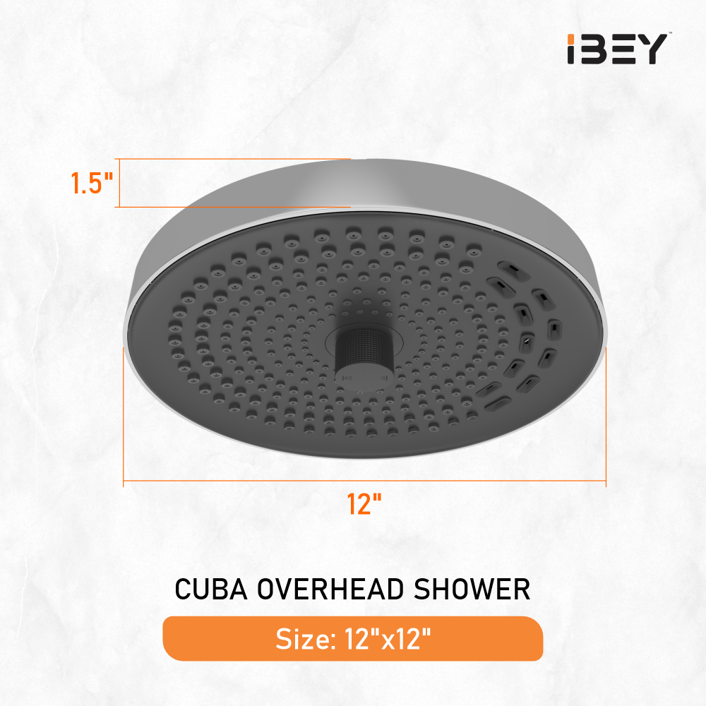 Cuba ABS Overhead Shower