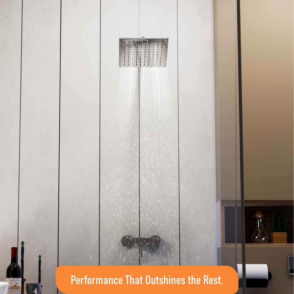Elegant Round Nozzle Overhead Shower Head