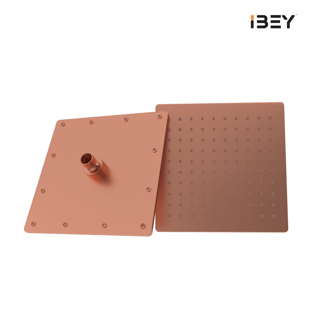 Elegant Square Rose Gold Shower Head