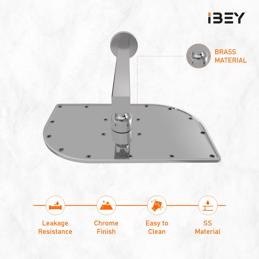 Maze Leaf Designer Overhead Shower